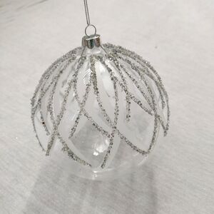 Gray Christmas Ornament